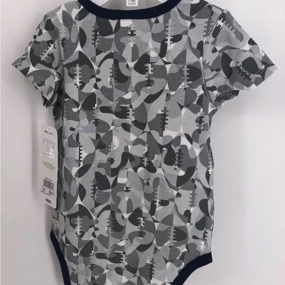 NFL Seahawks Baby Bodysuit - Blue and Gray - Picture 4 of 4